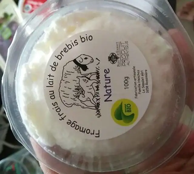 Fromage frais au lait de brebis