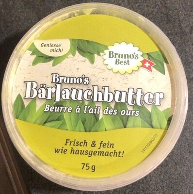 Bruno‘s Bärlauchbutter front packaging