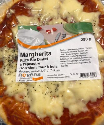 Margherita pizza bio dinkel à l'epautre