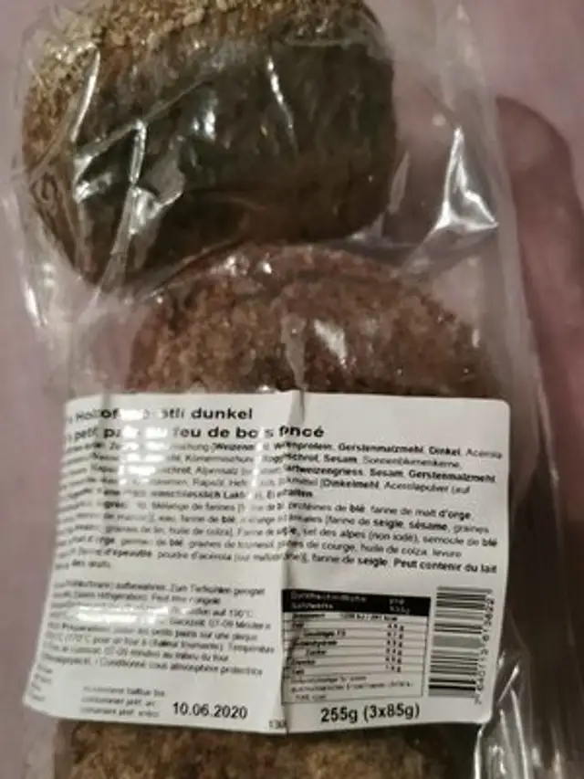 Pain au feu de bois foncé Lidl