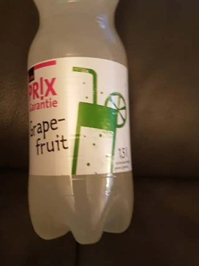 Grapefruit ingredients label