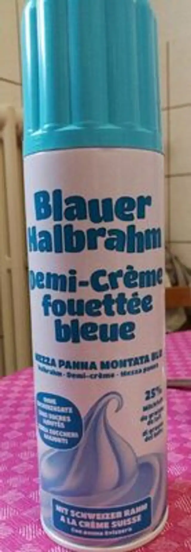 Demi-crème fouettée