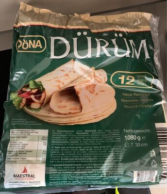 Dürüm front packaging