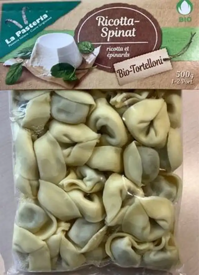 Tortelloni ricotta et épinards, bio
