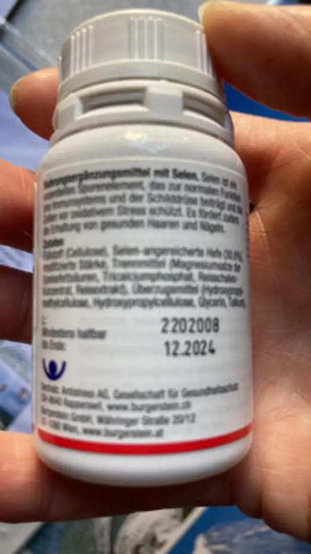 Unknown ingredients label