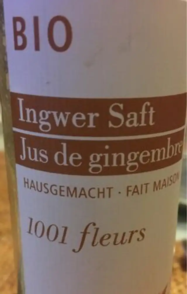 Jus de gingembre