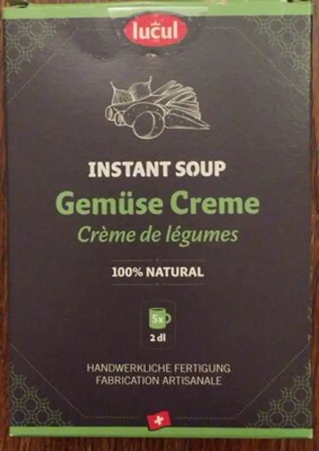 Soupe instantanée
