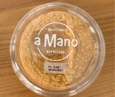 Selezione a mano aperitivo front packaging