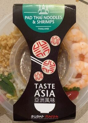 shrimps pad Thai front packaging