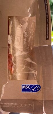 Pain pour toast avec saumon fumé