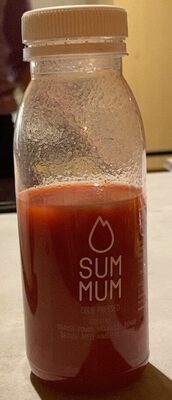 Cold Pressed Cocktail Orange-Apfel-Himbeere-Banane