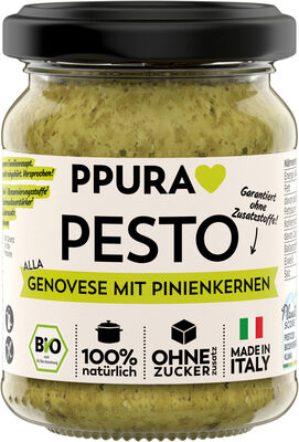 Pesto Genovese mit Pinienkernen (Bio)