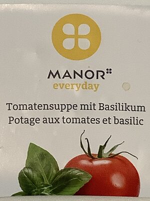 Potage aux tomates et basilic