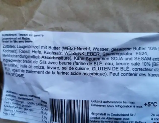 Bretzel au beurre