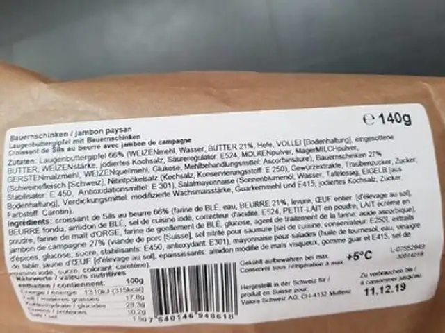 Laugenbuttergipfel mit Bauernschinken