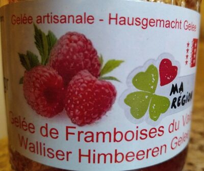 Confiture framboise front packaging