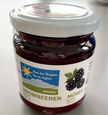 Gelée mûres front packaging