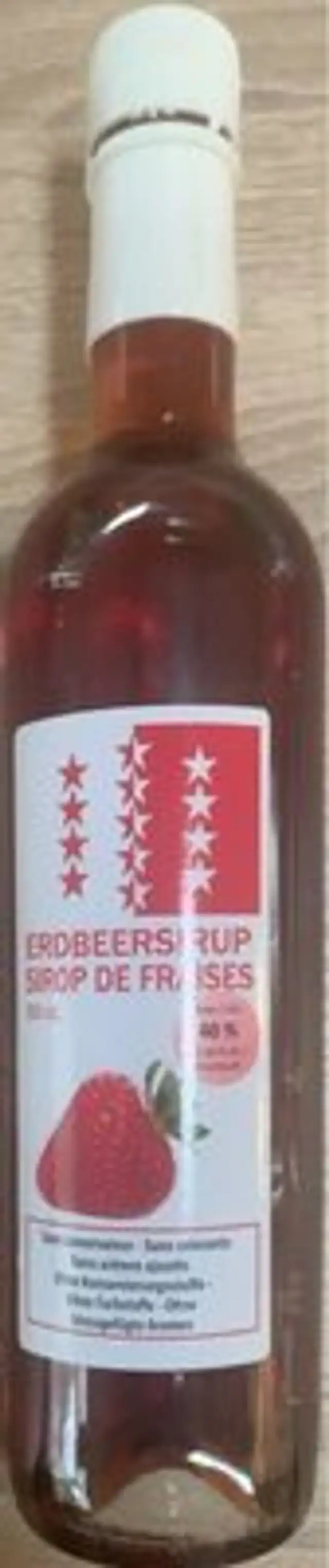 Sirop de fraise