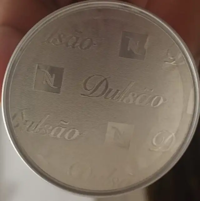 Nespresso Dulsão ingredients label