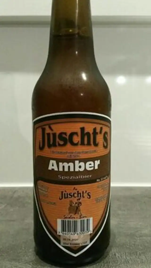 Juscht's Amber Spezialbier