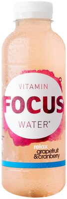 the Vitamin Water  Focus water Gaspefruit&cranberry