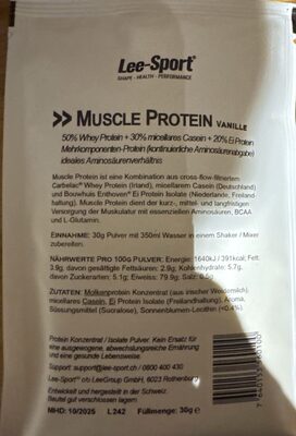 Muscle Protein Vanille