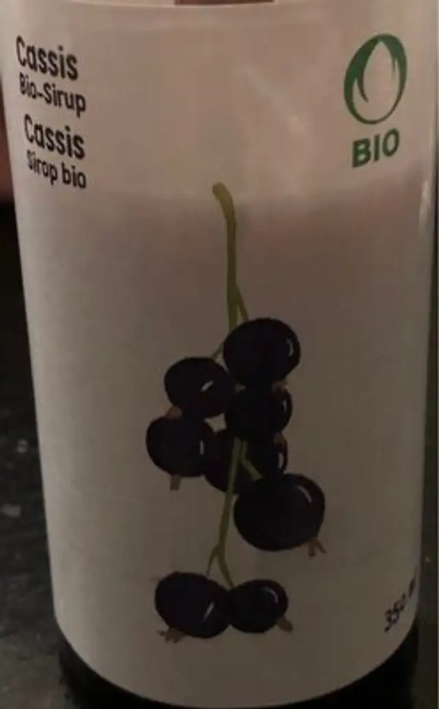 Cassis sirop bio