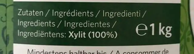 Morgana ? Xylit ingredients label