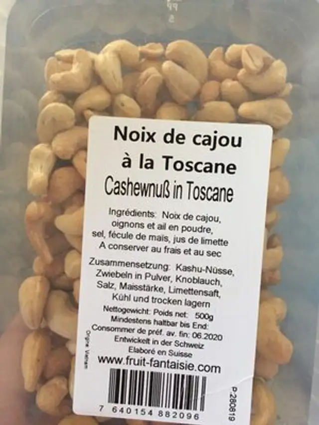 Noix de cajou à la Toscane