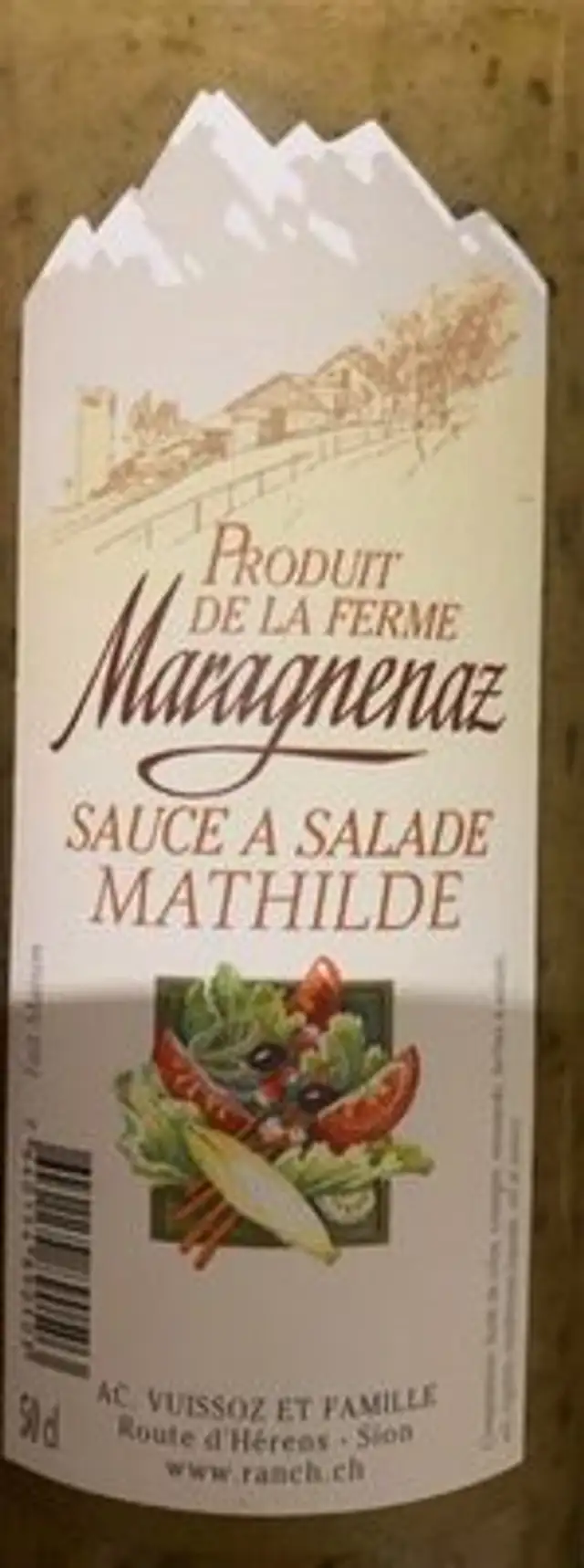 Maragnenaz nutrition facts table