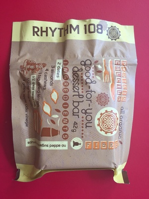 Good For You Dessert Bar Rhythm 108 front packaging