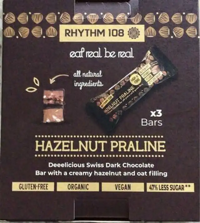 Hazelnut praline bar