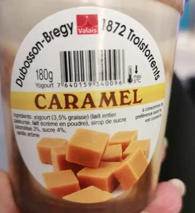 Yogourt caramel dubosson