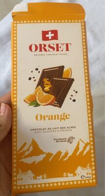 Orange chocolat au lait