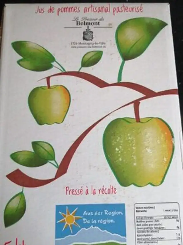 Jus de pomme artisanal pasteurisé
