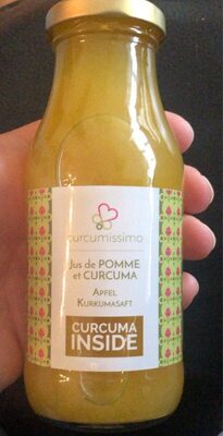Jus de pomme et curcuma
