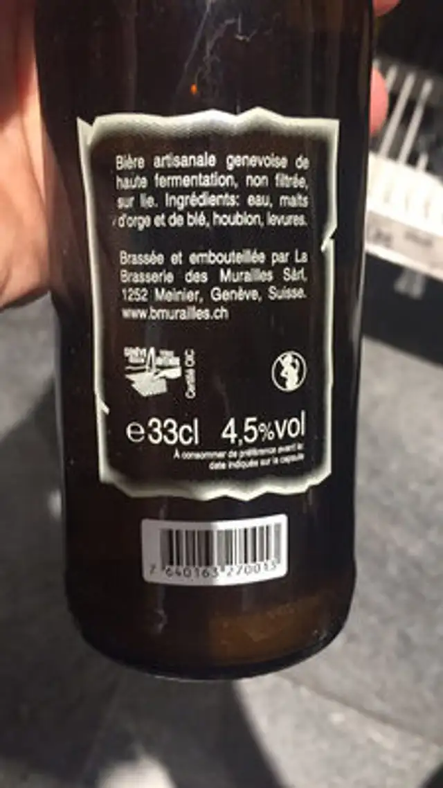 La Pieuse ingredients label