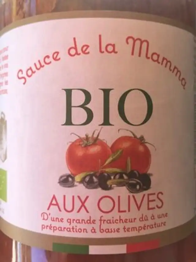Sauce tomate aux olives