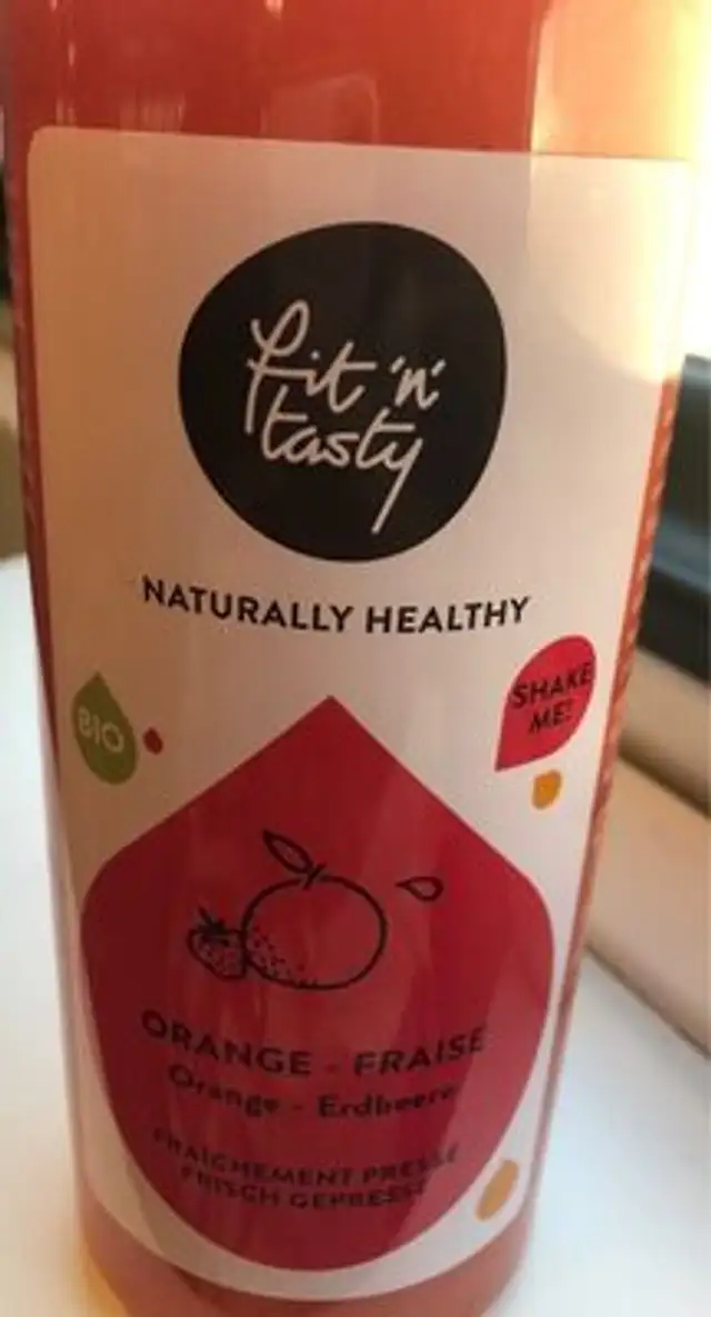 Jus orange-fraise