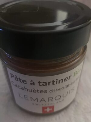 Pâte à tartiner front packaging