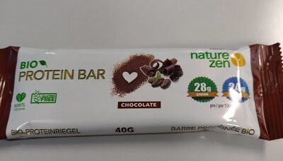 Protein bar front packaging