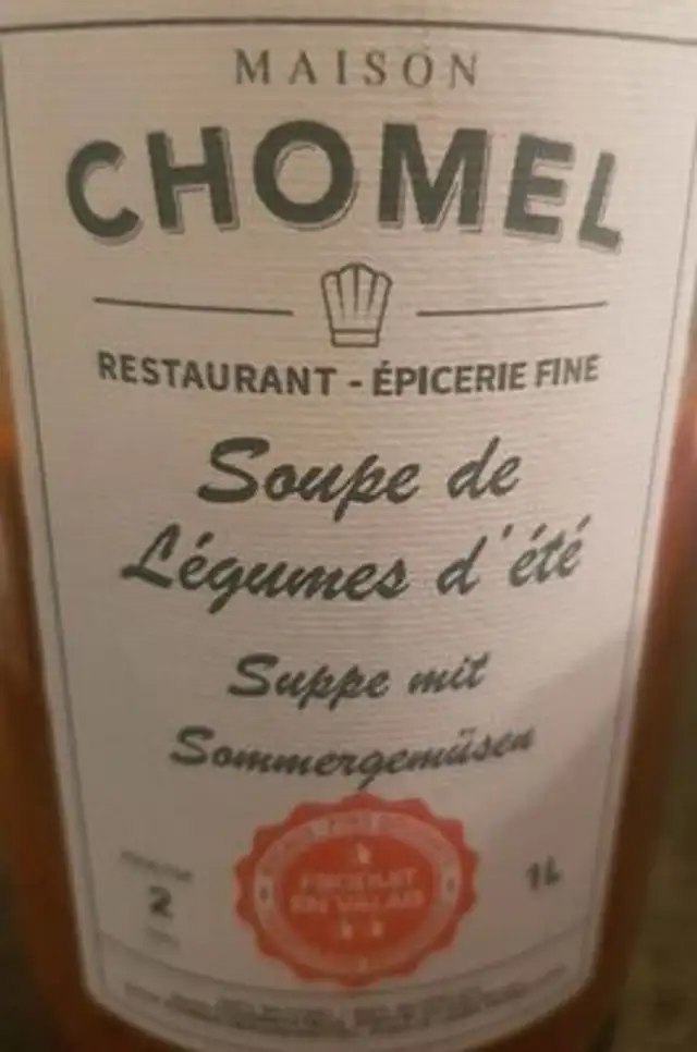 Soupe de légumes d'été