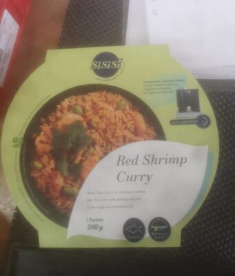 Red shrimp curry