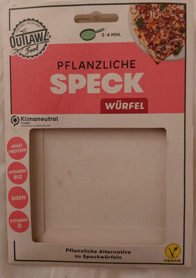 Pflanzliche Speck Würfel