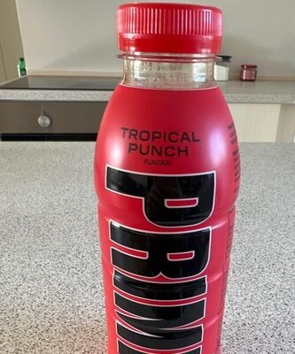 Prime Tropical Punch front packaging