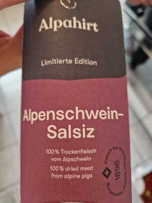 Alpenschwein-Salsiz
