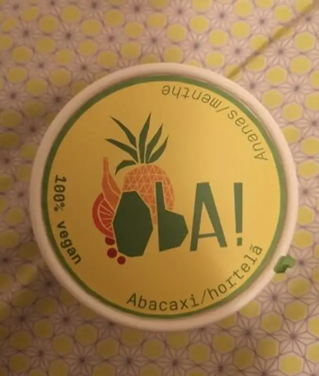 Glace vegan menthe/ananas