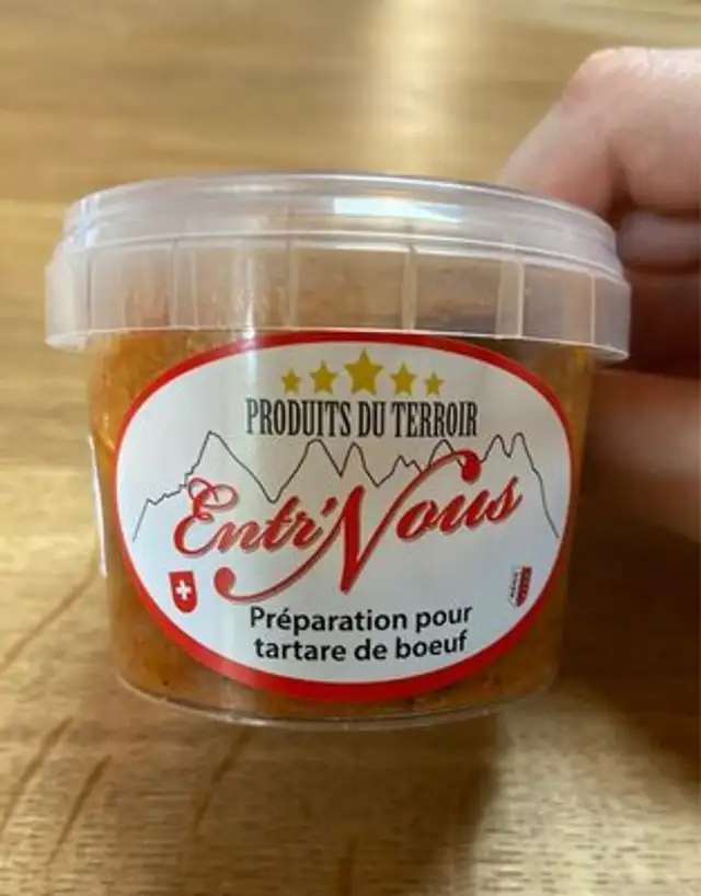 Préparation pour tartare de boeuf