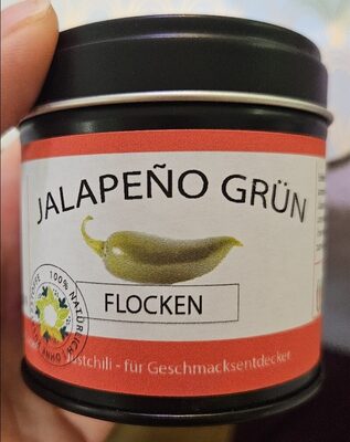 Jalapeño grün Flocken front packaging