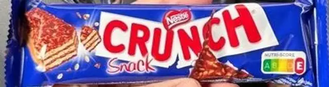 CRUNCH nutrition facts table